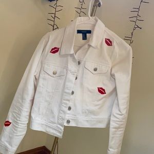kiss kiss denim jacket forever 21